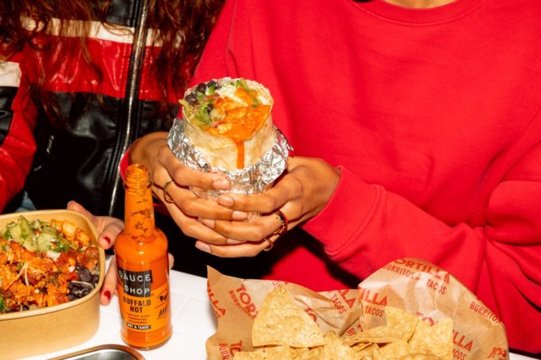 Tortilla is teaming up with the sauce shop® to bring Buffalo chicken to the menu!
