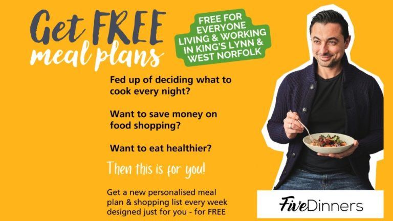 King’s Lynn & West Norfolk council offers free FiveDinners personalised meal plans
