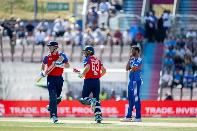 ENG vs IND 5th T20I: Buttler Century and Brook Blitz Secure Emphatic 4-0 Series Sweep in Southampton
