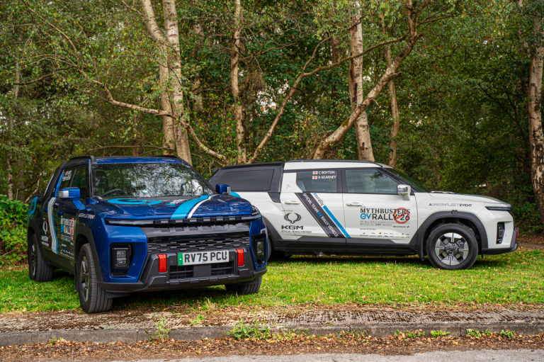 KGM Motors UK joins the start line as the EV Rally gets underway