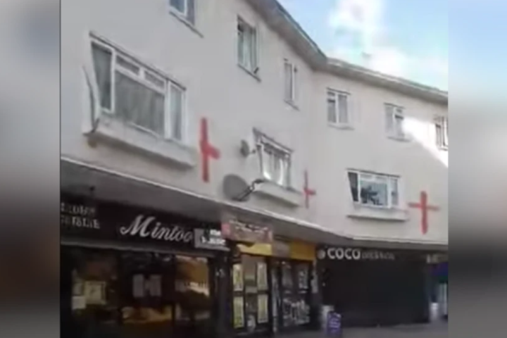 St George’s cross vandalism in Basildon